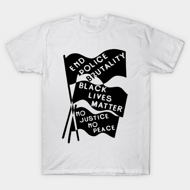 END POLICE BRUTALITY T-Shirt by TheCosmicTradingPost